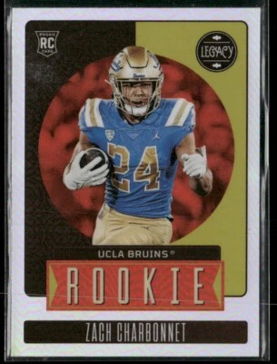 2023 Panini Legacy Premium Silver Holo Rookie #160 - Zach Charbonnet - Seahawks - Image 1 of 2