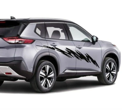 Surf Wave style DOOR Stripes Sticker For Nissan Rogue X-trail Sport T33 bar trim - Image 1 of 4