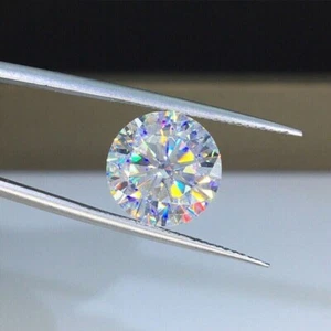 3 Ct Natural Diamond Round D Grade VVS1 Brilliant Cut +1 Free Gift - Picture 1 of 5