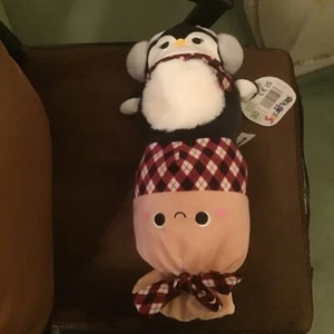 SQUISHES PIXIE REVERSIBLE PLUSH CHRISTMAS SOFT TOY CUDDLES GALORE - Picture 1 of 1