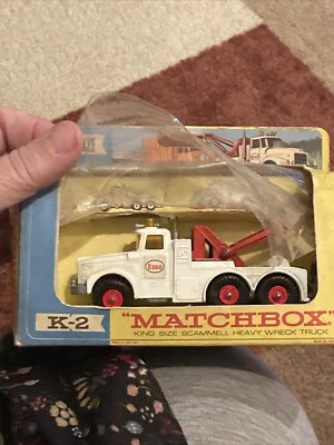 Vintage Matchbox Lesney King size K-2 ESSO Scammell Heavy Wrecker Truck NOS - Image 1 of 4