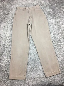 Vintage Lee Khaki Pants Womens Size 10 Brown Straight Leg 495-1427 - Picture 1 of 16