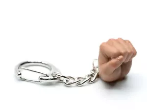 Hand Miniatur Schlüsselanhänger Anhänger Schlüsselring Körperteil Hände Faust A - Bild 1 von 4