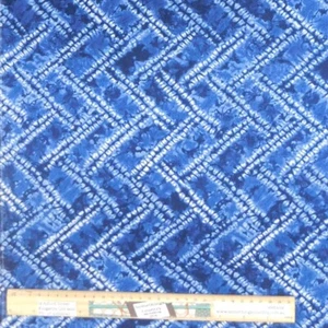 Quilting Patchwork Sewing Fabric Shibori Tochi Chevron 50x55cm FQ - Picture 1 of 5