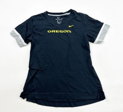 Camisa Nike Oregon Ducks Jóvenes Niñas XL Negra Manga Corta Foto 1 de 3