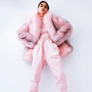 Cappotto donna spesso caldo pelliccia intera vera pelliccia di volpe giacche soprabito vulpes capospalla - Foto 1 di 7