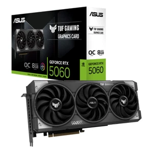 ASUS TUF Gaming GeForce RTX 5060 OC Edition 8GB GDDR7 DLSS 4 Gaming Grafikkarte - Bild 1 von 12
