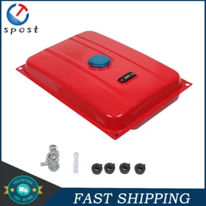 6.6 Gallon Universal Secondary Gas Fuel Tank Generator Petcock Filter Gauge Cap - Picture 1 of 12