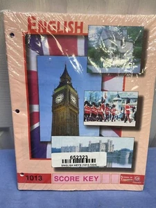SCHOOL OF TOMORROW ENGLISH SCORE KEY 1013-1024 IN PLASTIC 652323 - Picture 1 of 5