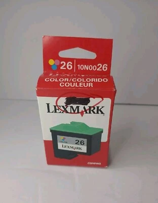 Lexmark 26 Color Print Cartridge  Lexmark 10N0026 NEW - Image 1 of 4