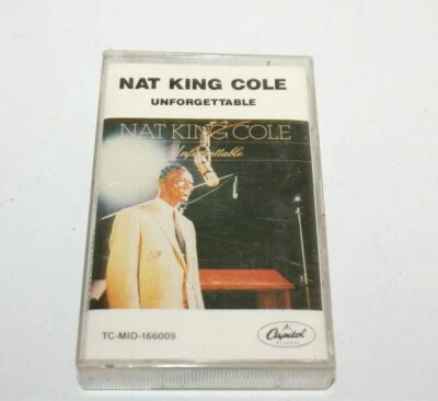 Nat King Cole Unforgettable Cassette Tape Capitol Records TC-MID-166009 - Image 1 of 4