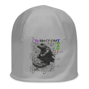 "5-MeO-DMToad" Beanie Bufo Incilius Alvarius Toad Psychedelic Shamanic - Bild 1 von 18