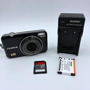 Fujifilm Finepix JX200 Digital Camera 12.0MP Black w/ 4GB SD, Battery, Charger - Picture 1 of 13