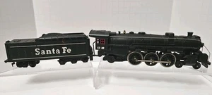 Mantua / Tyco HO 4-6-2 Pacific with Santa Fe 10-wheel tender - Tested, Runs - Picture 1 of 13