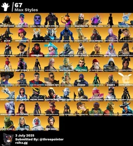 Fortnite OG Pink Ghoul + Purple Skull Trooper + esclusive + viene fornito con OGE + FA - Foto 1 di 8