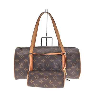 Bolso de Mano Louis Vuitton Papillon 30 M51385 Cuero PVC Marrón con Bolsa #KN908 Foto 1 de 4