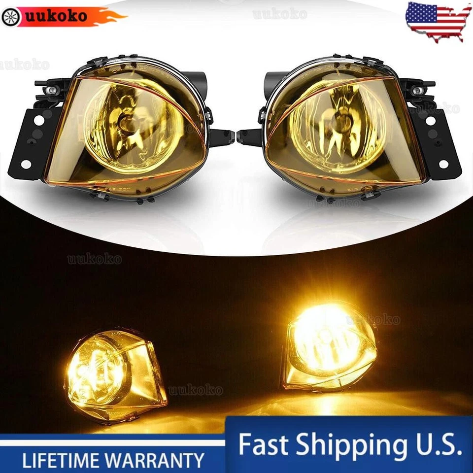 Pair Car Fog Lights Sedan Bumper with Bulbs For BMW E90 E91 328i 330i 2006-2008 Foto 1 de 4
