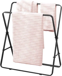 Toallero mDesign — Toallero independiente para baños y duchas — - Imagen 1 de 5