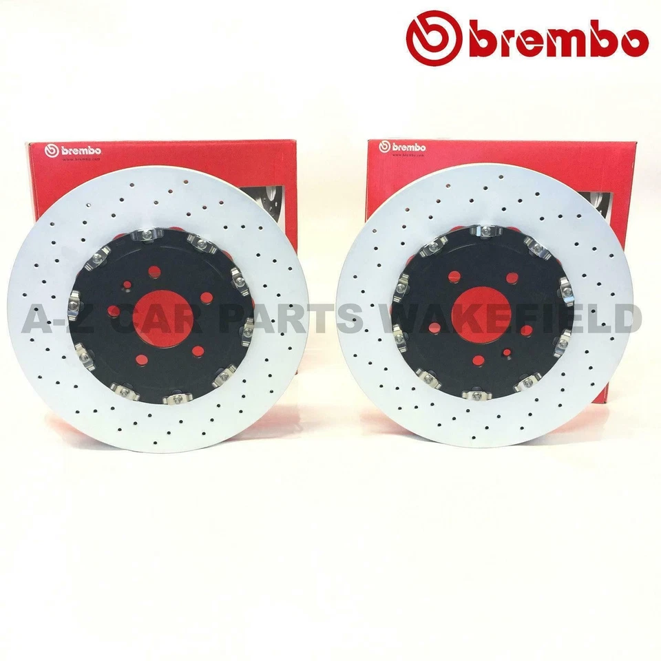 PARA DISCOS DE FREIO OE BREMBO VAUXHALL INSIGNIA VXR SAAB 9-5 DIANTEIRO 2 PEÇAS 355mm - Imagem 1 de 1