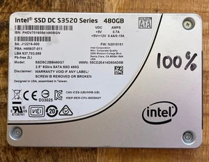 Intel SSD DC S3520 Series 480GB 2.5" SATA 3.0 (6Gb/s) - Afbeelding 1 van 1