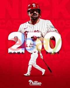 Nick Castellanos 250 Karriere Home Runs Philadelphia Phillies 8x10 MLB Foto - Bild 1 von 1