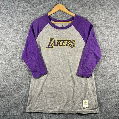 Camiseta Los Angeles Lakers Adidas Manga 3/4 Para Hombre XL Raglán De Colección Kobe Bryant Foto 1 de 4