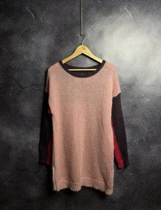 By Malene Birger Oversized Brown/Pink Mohair Sweater - Picture 1 of 8