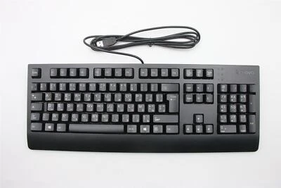 Lenovo ThinkCentre M75s Gen 2 M75t Gen 2 USB Wired Keyboard Black 00XH690 - Image 1 of 3