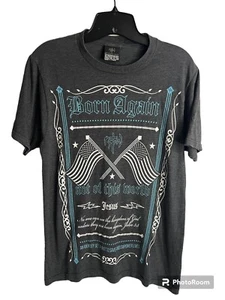 Not of This World NTW Christian Graphic T Shirt Black Small Religious Born Again - Picture 1 of 7