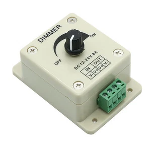 Knob Manual Dimmer Switch Controll For Single Color LED Strip Light 12V 8A - Picture 1 of 9