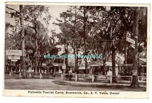 Postal Brunswick Georgia GA - Palmetto - Imagen 1 de 2