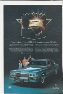 "Anuncio original de la revista Cadillac 1979 ""Amanecer al anochecer en un tanque lleno" - Imagen 1 de 1