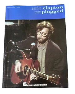 Eric Clapton Unplugged Sheet Music Piano Vocal Guitar Songbook 000308197 1993 - Picture 1 of 5