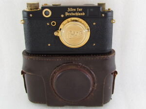 Leica-II(D) Alles fur Deutschland WW2 Vintage Russian Camera + Lens Elmar f3.5/5