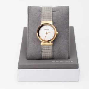 Bering - Classic Gemmed Stainless Mesh Women's Quartz Watch - 10126-001 - Picture 1 of 11