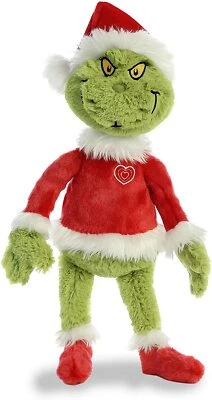 Juguete de peluche Aurora 16" Grinch Santa nuevo # 15900 nuevo Foto 1 de 4