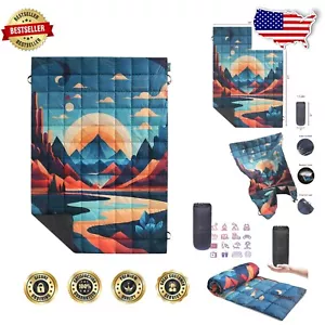 Ultralight Packable Down Camping Blanket - Compact Throw for Outdoor Adventures - Picture 1 of 9