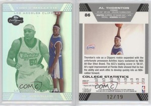 2007 Topps Co-Signers Silver Green Foil /19 Al Thornton Corey Maggette Rookie RC