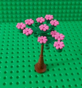 *NEW* Lego Tree w Pink Blossoms Flowers Garden Forest x 1 - Picture 1 of 3