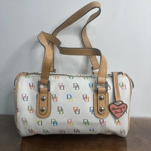 DOONEY & BOURKE VINTAGE MINI SIGNATURE BARREL BAG - Picture 1 of 9