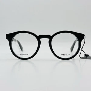 Woodfellas Brille Damen Herren rund braun Büffelhorn Horn Echthorn 10905 NEU - Bild 1 von 12