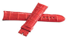 Daniel Roth 20mm x 16mm Rouge Red Alligator Leather Watch Band 