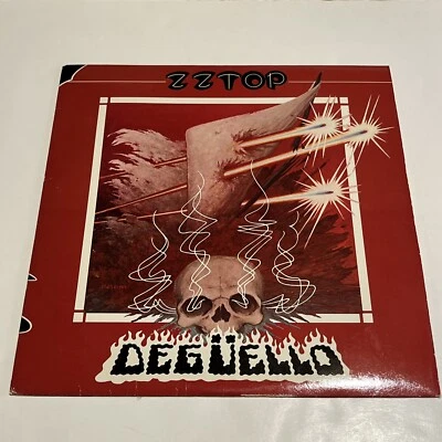 ZZ Top Deguello LP Album 1979 Warner Bros Label HS 3361 VG Vinyl Foto 1 de 4