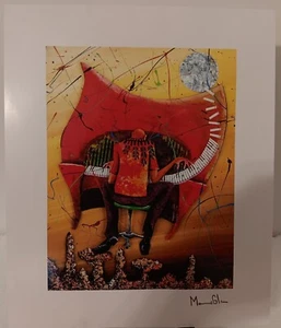 Schlüssel zur Seele (rot) von Marcus Glenn (Print, COA) Top Zustand (AWPE) - Bild 1 von 3