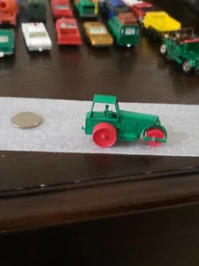 LESNEY MATCHBOX REGULAR WHEELS 1-3 DARK GREEN DIESEL ROAD ROLLER, #1 NM - Picture 1 of 10