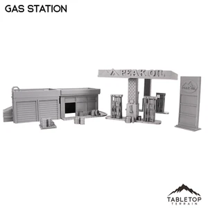 Gasolinera - Edificio Marvel Crisis Protocol - Terreno de mesa MCP - Imagen 1 de 10