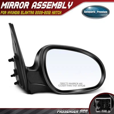 Espejo retrovisor eléctrico del pasajero delantero con calefacción para Hyundai Elantra 2009-2012 escotilla Foto 1 de 4