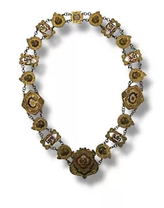 Vintage RAOB Fraternal Regalia Kette Halsband mit Medaillons & Emblemen Büffel - Bild 1 von 7