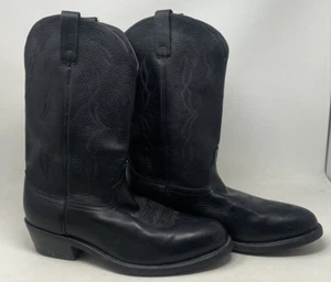 Dan Post Cowboystiefel Größe 13" NEU schwarz Lederstickerei - Bild 1 von 8