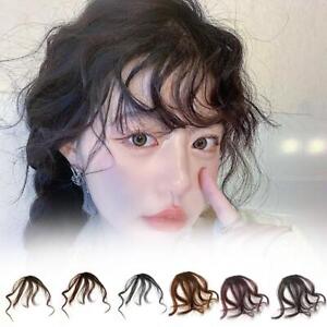 Sweet and Cute Bangs Wig For Girls Curly Hair Fake Pie Curl Wig Bangs M8L8 P7F1